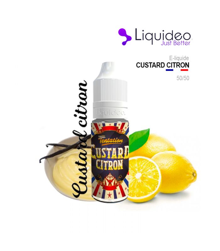 E-Liquide Liquideo CUSTARD CITRON 10 ml