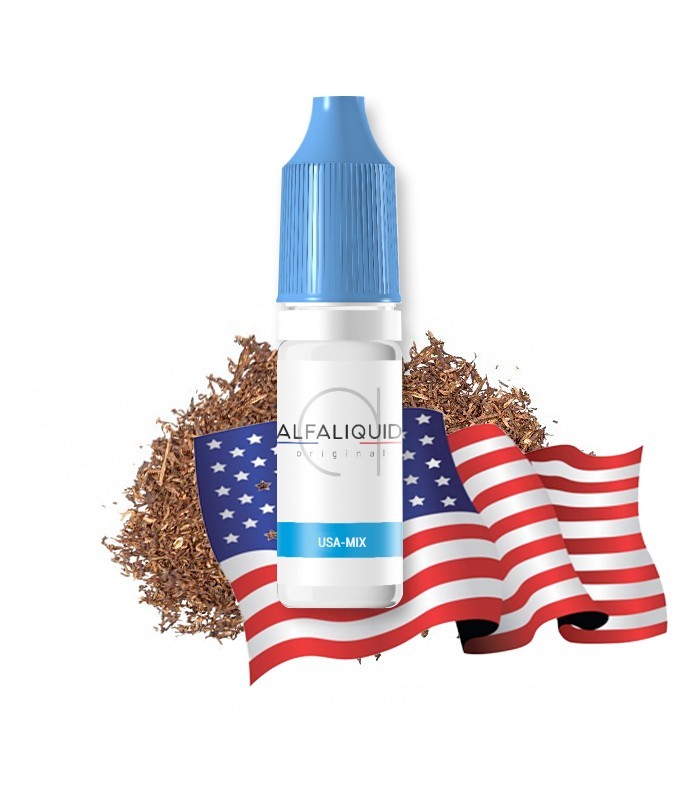 E-LIQUIDE ALFALIQUIDE 10ml USA-MIX Tabac Blond Blend