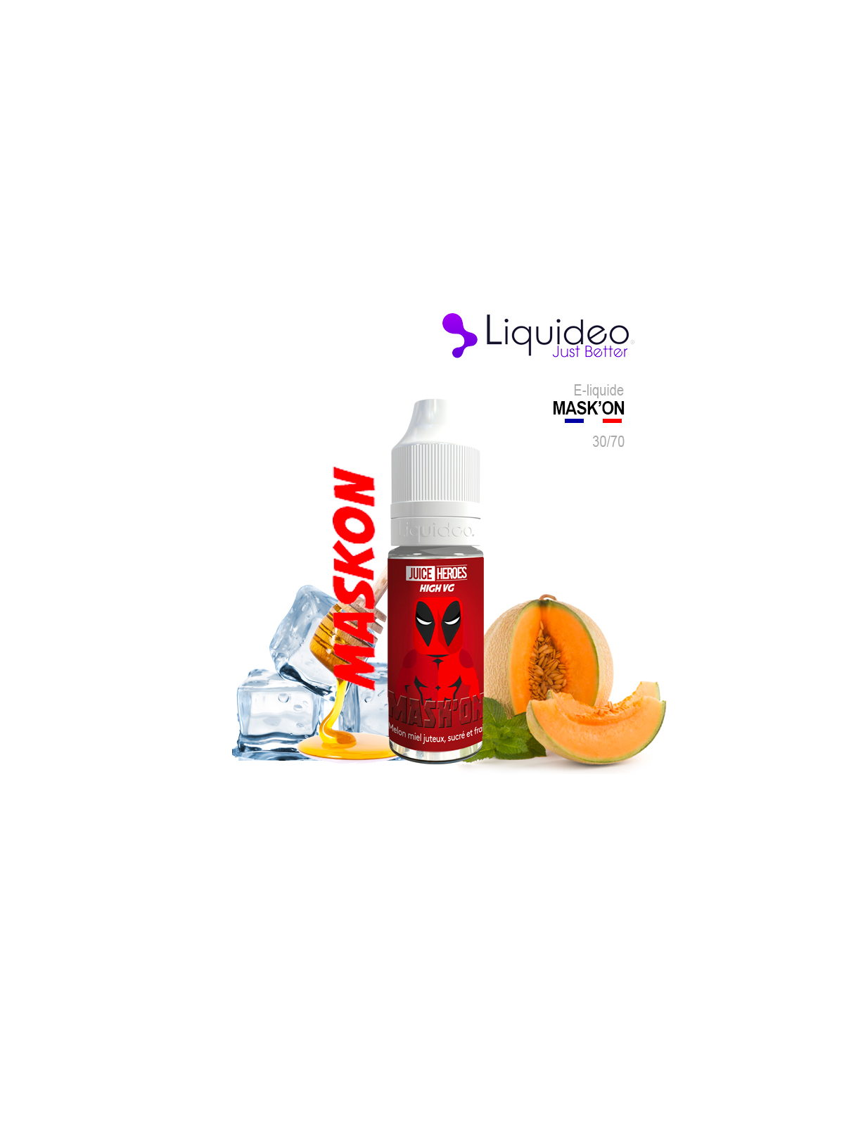 E-Liquide Melon au Miel MASK'ON - Liquideo