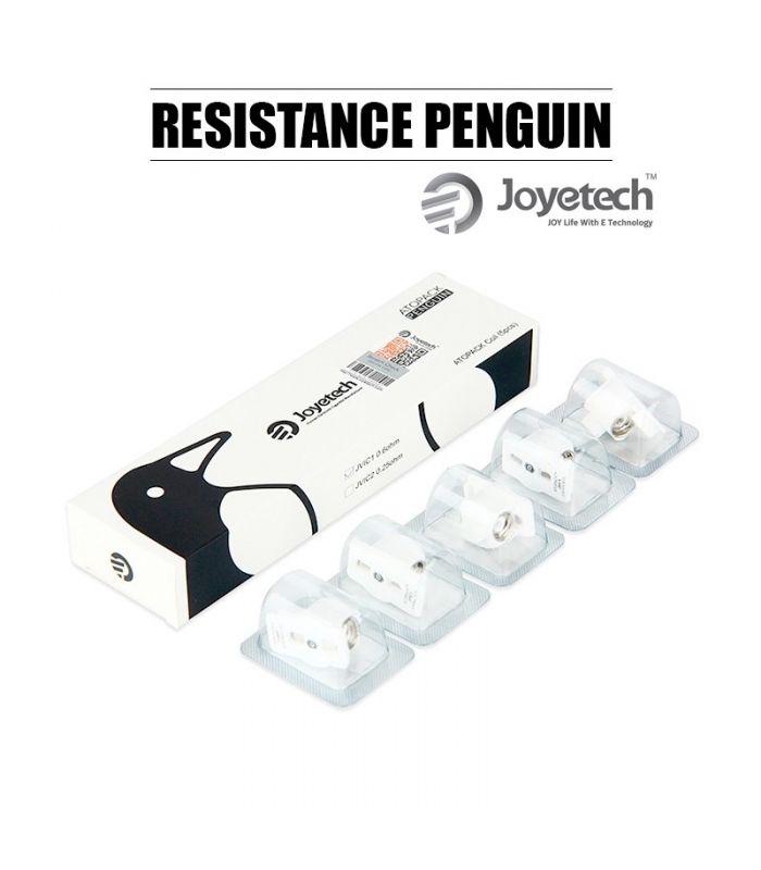 RESISTANCE ATOPACK JVIC Heads PENGUIN - JOYETECH Pack de 5