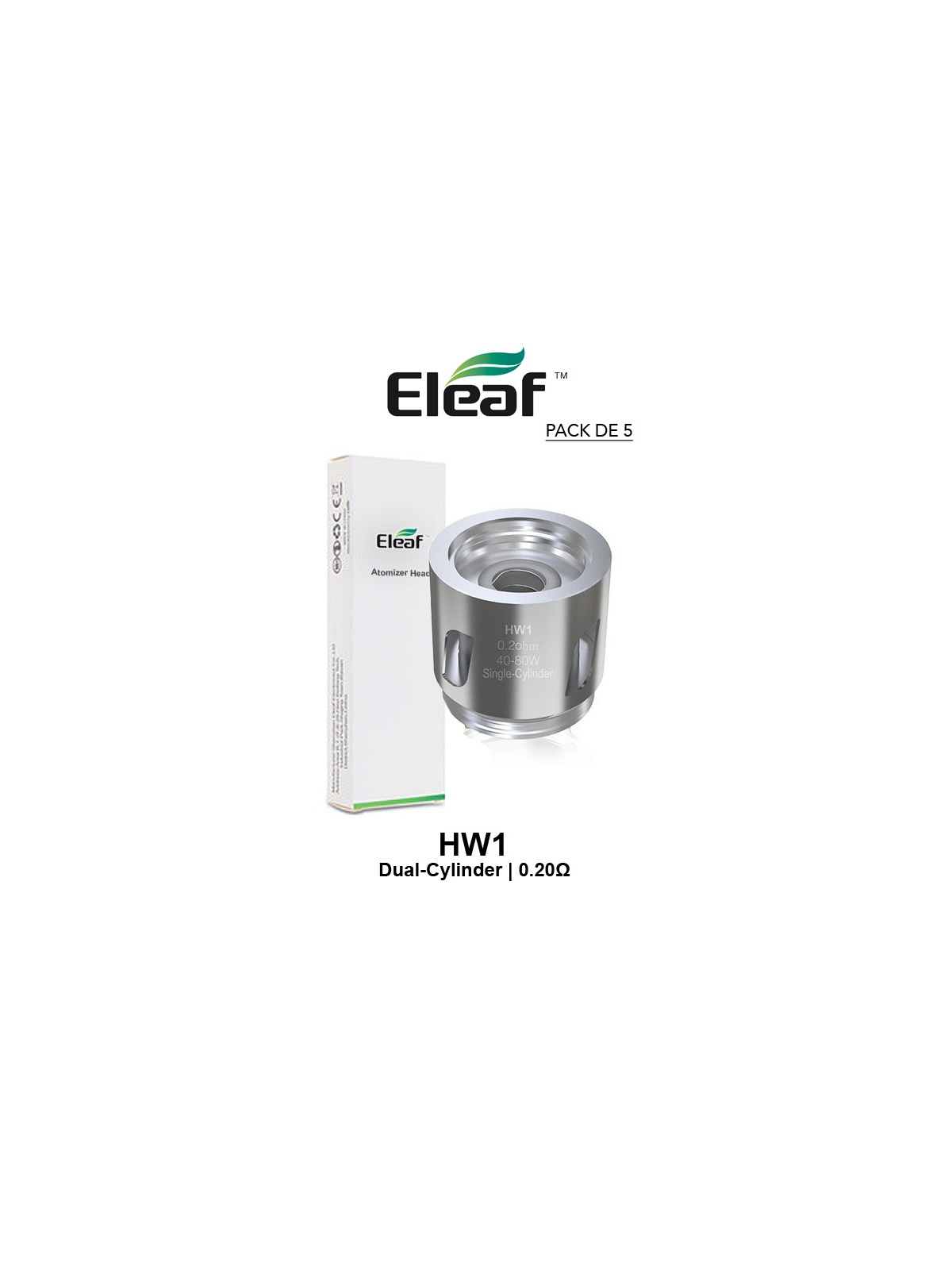 Résistance Eleaf HW1 HEAD 0,2 ohm mono coil
