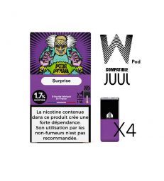 W-pod DR HOMANN Liquideo Pack de 4 POD