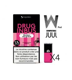 W-pod DRUBGINBUS Liquideo Pack de 4 POD
