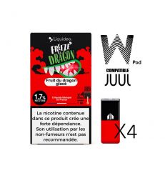 W-pod FREEZE DRAGON Liquideo Pack de 4 POD