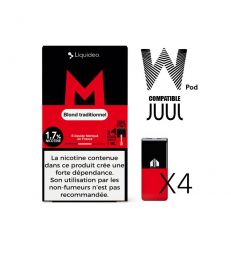 W-pod LE M Liquideo Pack de 4 POD