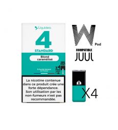 W-pod STANDARD 4 Liquideo Pack de 4 POD