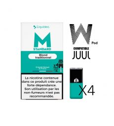 W-pod STANDARD M Liquideo Pack de 4 POD