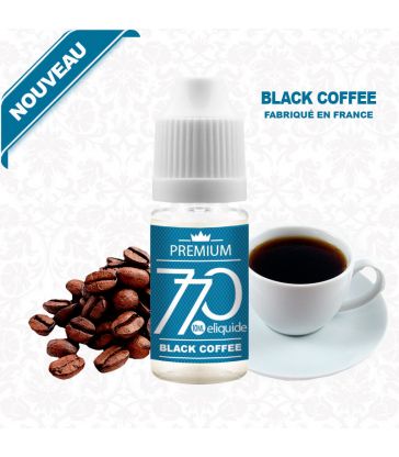 E Liquide Black Coffee 770 Premium 10 ml