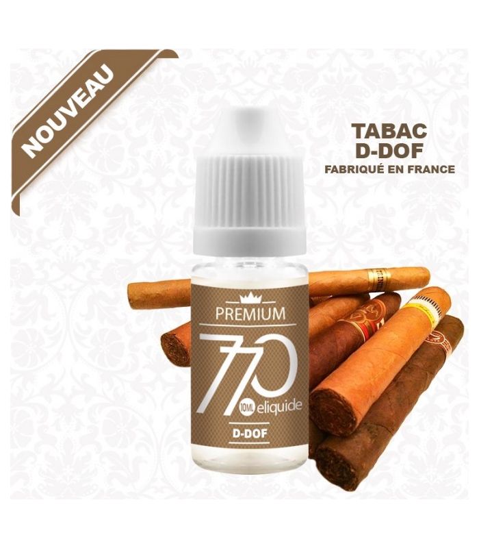 E Liquide Cigare Cubain 10 ml Tabac D-DOF 770 Premium