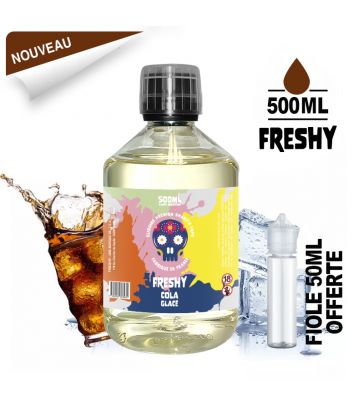 COLA GLACÉ 500ml E-liquide FRESHY