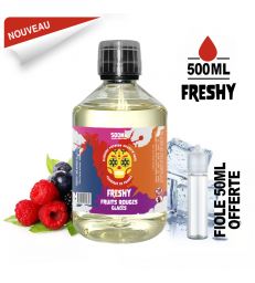 FRUITS ROUGES GLACÉS 500ml E-liquide FRESHY