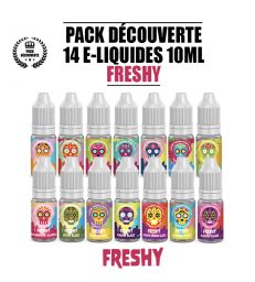 PACK FRESHY 14 E-LIQUIDES 10ml