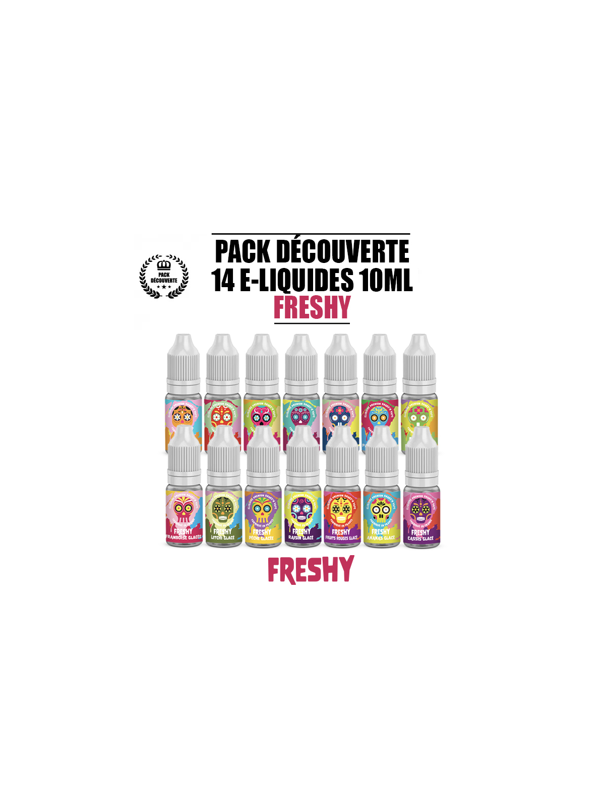 PACK FRESHY 14 E-LIQUIDES 10ml