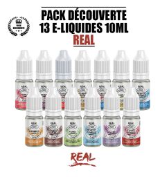 PACK REAL 13 E-LIQUIDES 10ml