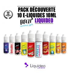 PACK LIQUIDEO DÉCOUVERTE FREEZE 10ml