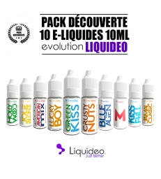 PACK LIQUIDEO DÉCOUVERTE ÉVOLUTION 10ml II