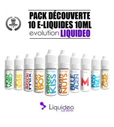 PACK LIQUIDEO DÉCOUVERTE ÉVOLUTION 10ml II