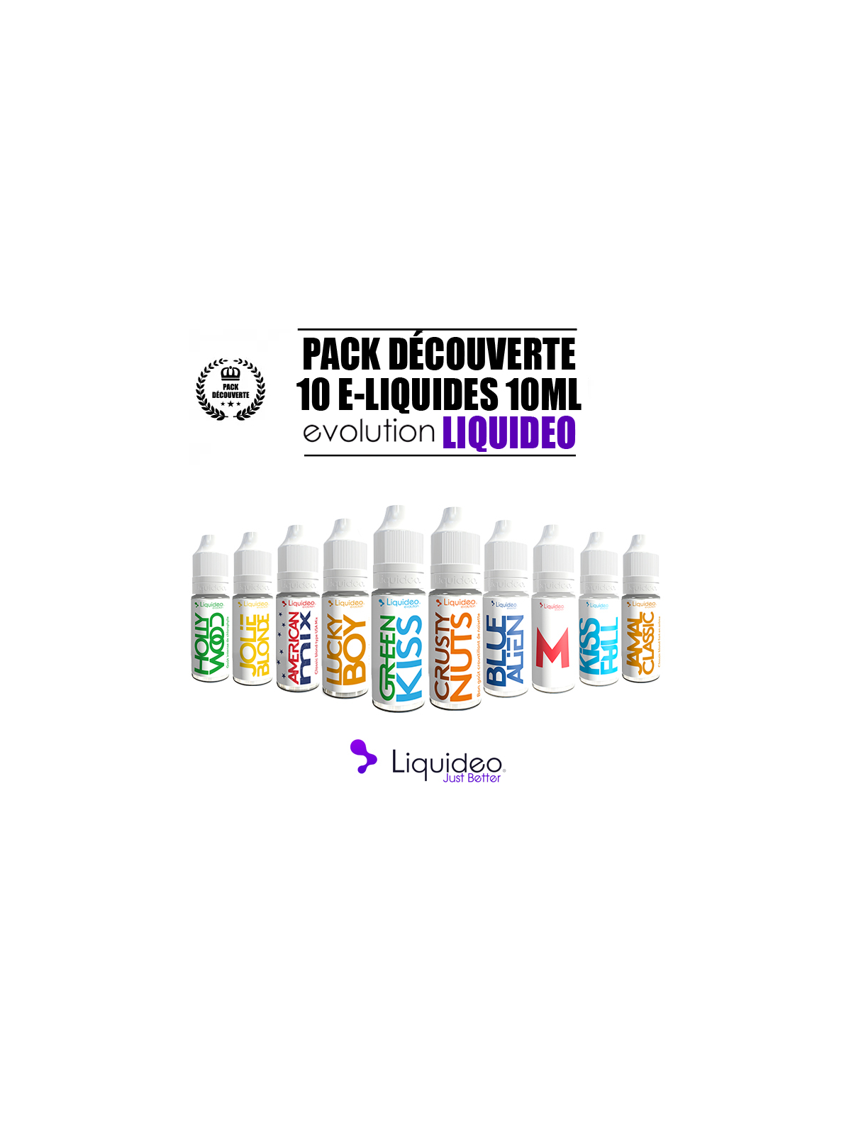 PACK LIQUIDEO DÉCOUVERTE ÉVOLUTION 10ml II