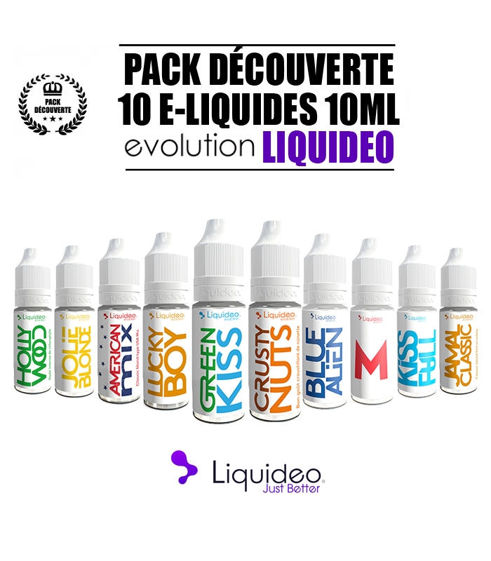 PACK LIQUIDEO DÉCOUVERTE ÉVOLUTION 10ml II