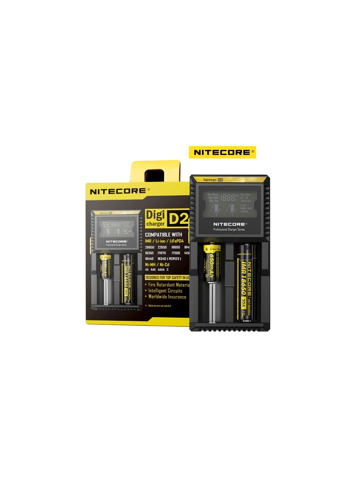 CHARGEUR ACCU D2 - NITECORE
