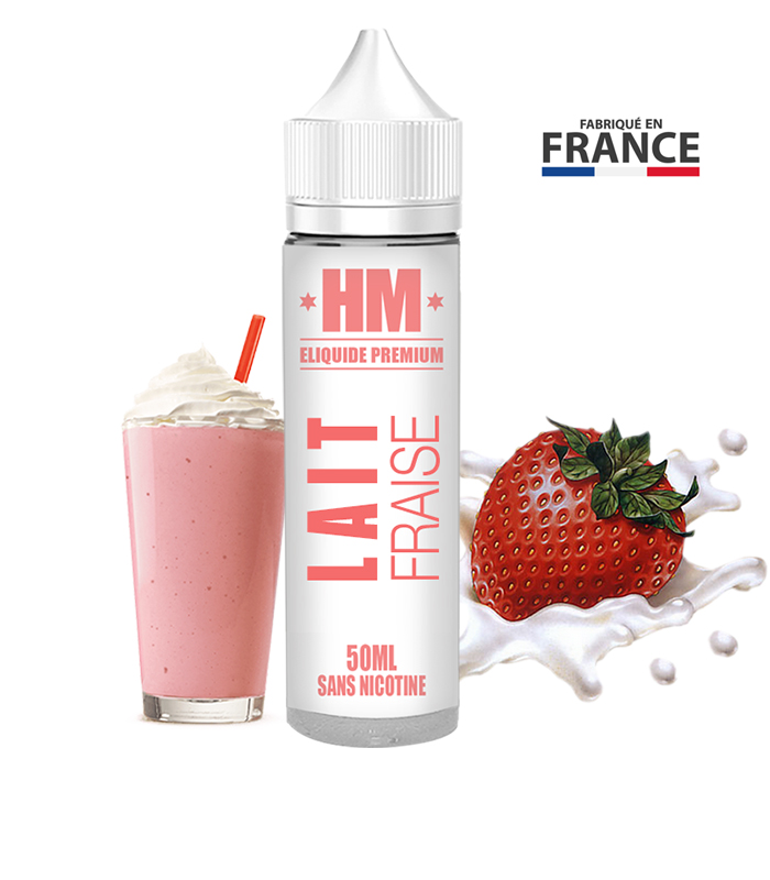 E-liquide LAIT FRAISE HM PREMIUM