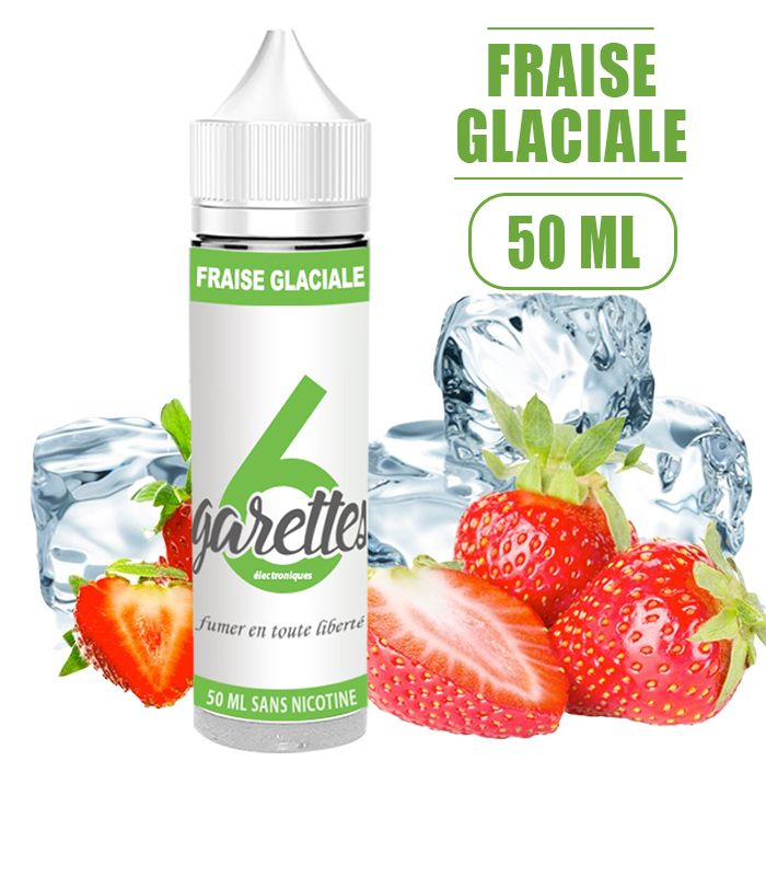 E-liquide FRAISE GLACIALE 50ML 6Garettes