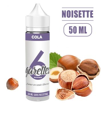 E-liquide NOISETTE 50ML 6Garettes