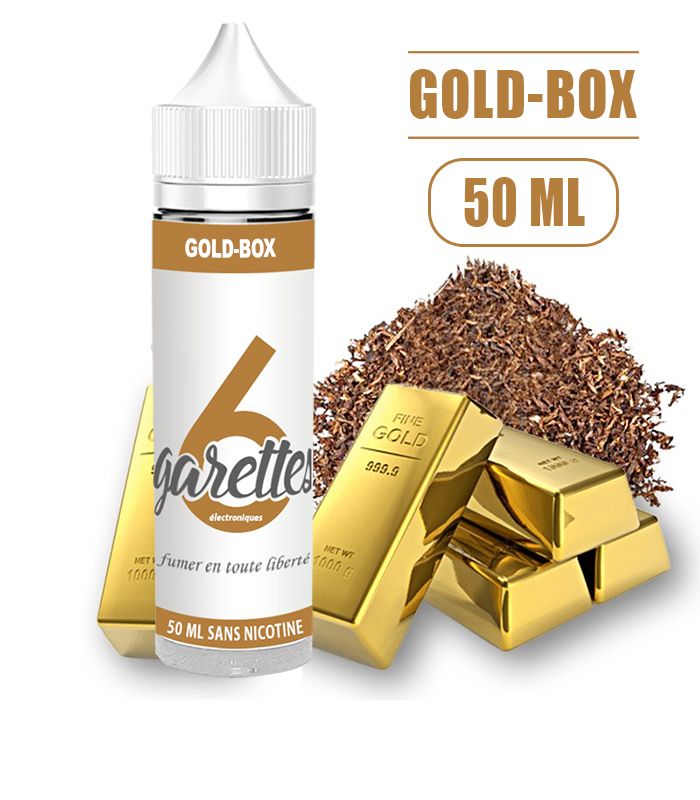 E-liquide GOLD-BOX 50 ml + Sels de Nicotine