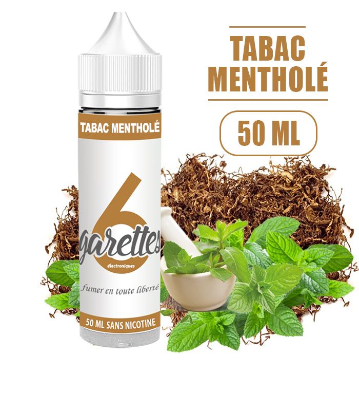 TABAC MENTHOLÉ 50 ml + Sels de Nicotine Menthol