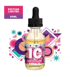 E-liquide 10eme anniversaire 60 ml