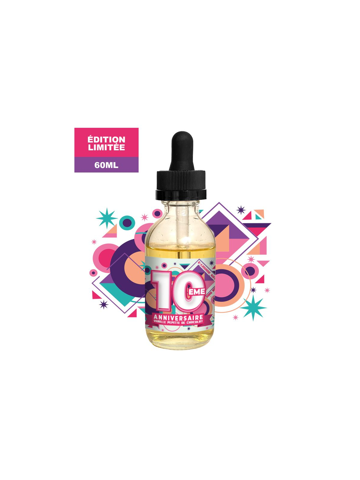 E-liquide 10eme anniversaire 60 ml