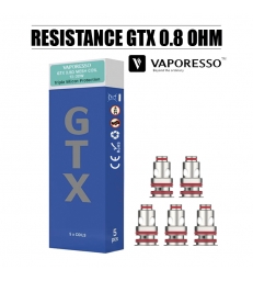 5 RÉSISTANCES GTX VAPORESSO