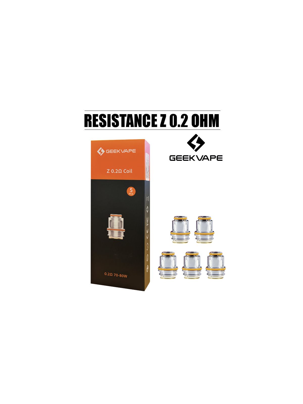 5 RÉSISTANCES SERIE Z GEEKVAPE
