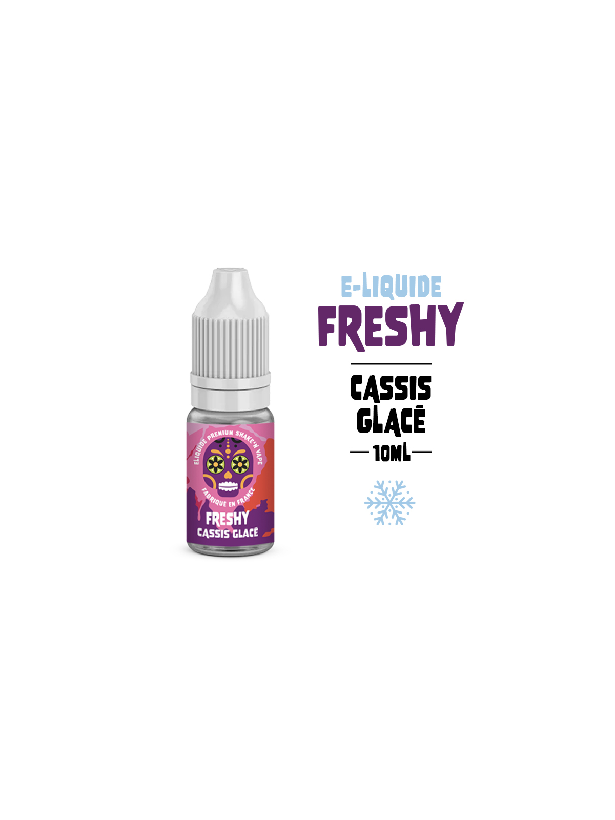 E-liquide CASSIS GLACÉ 10 ml FRESHY