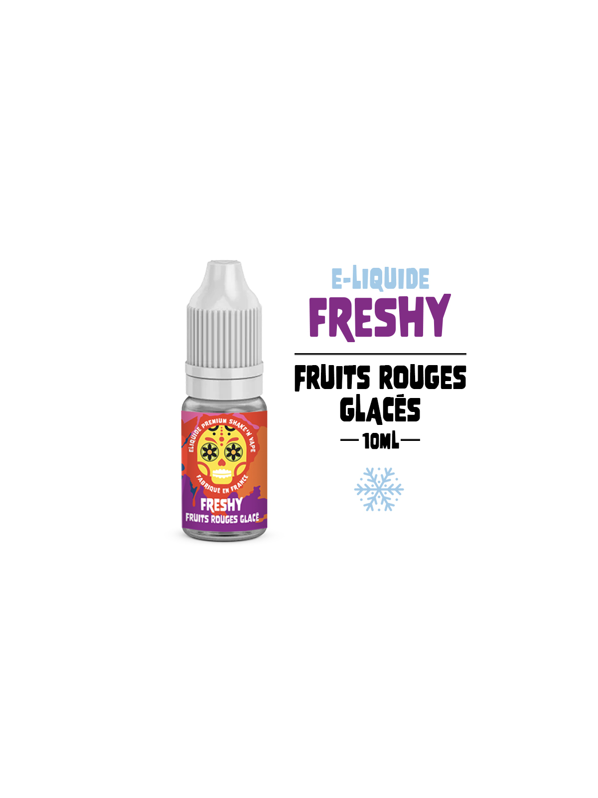 E-liquide FRUITS ROUGES GLACÉS 10 ml FRESHY