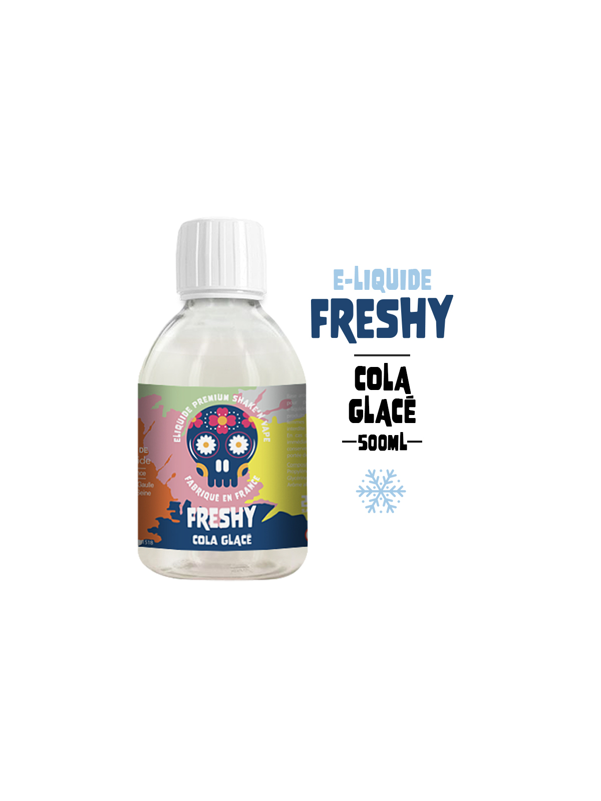 COLA GLACÉ 500ml E-liquide FRESHY