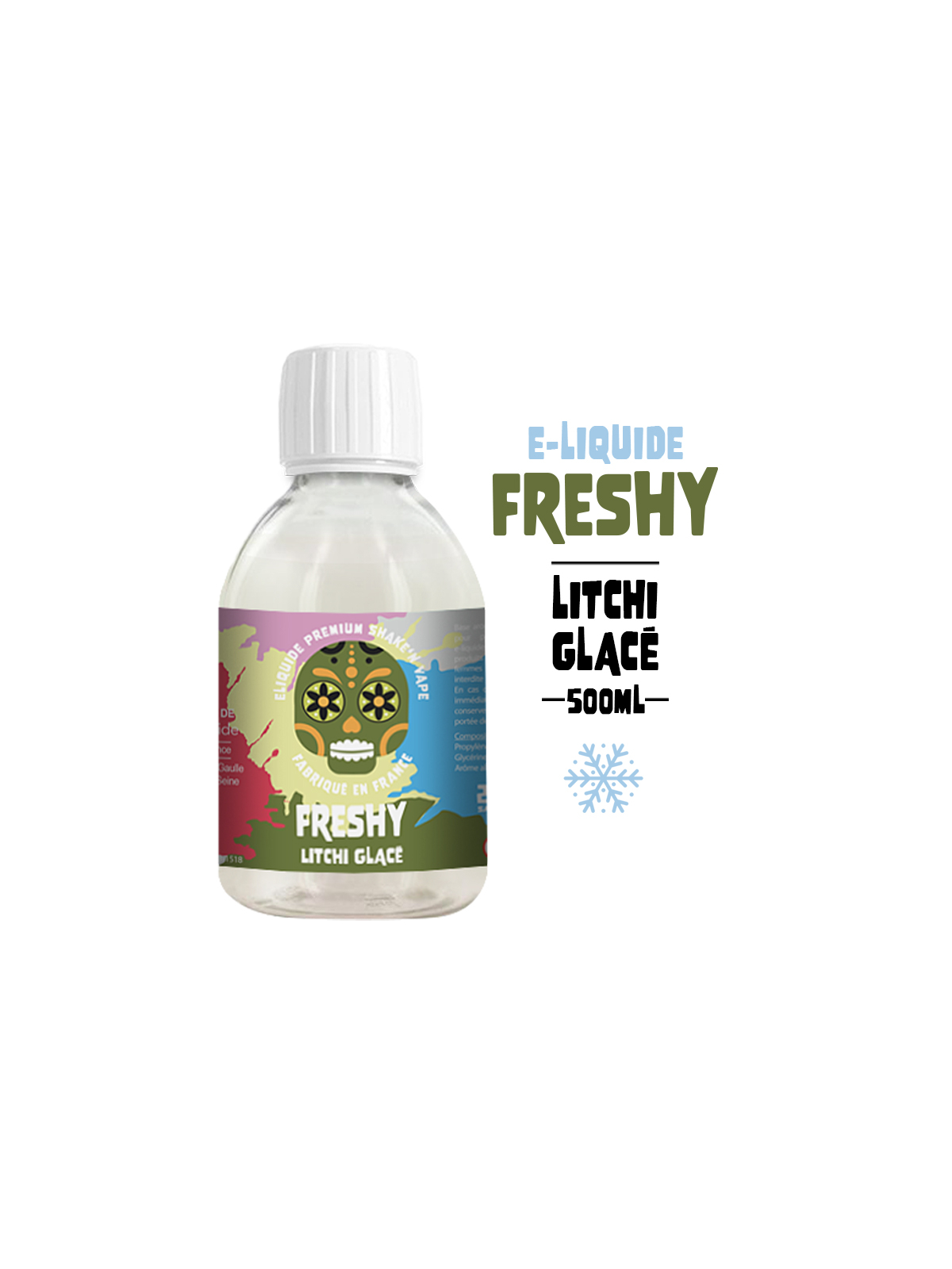 LITCHI GLACÉ 500ml E-liquide FRESHY