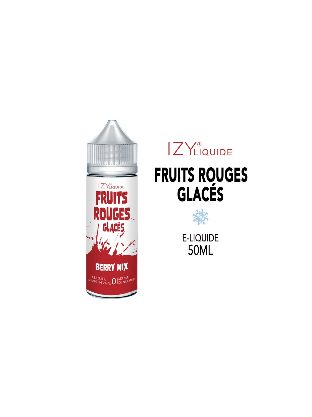 E-liquide FRUITS ROUGE GLACÉ IZY LIQUIDE 50ml