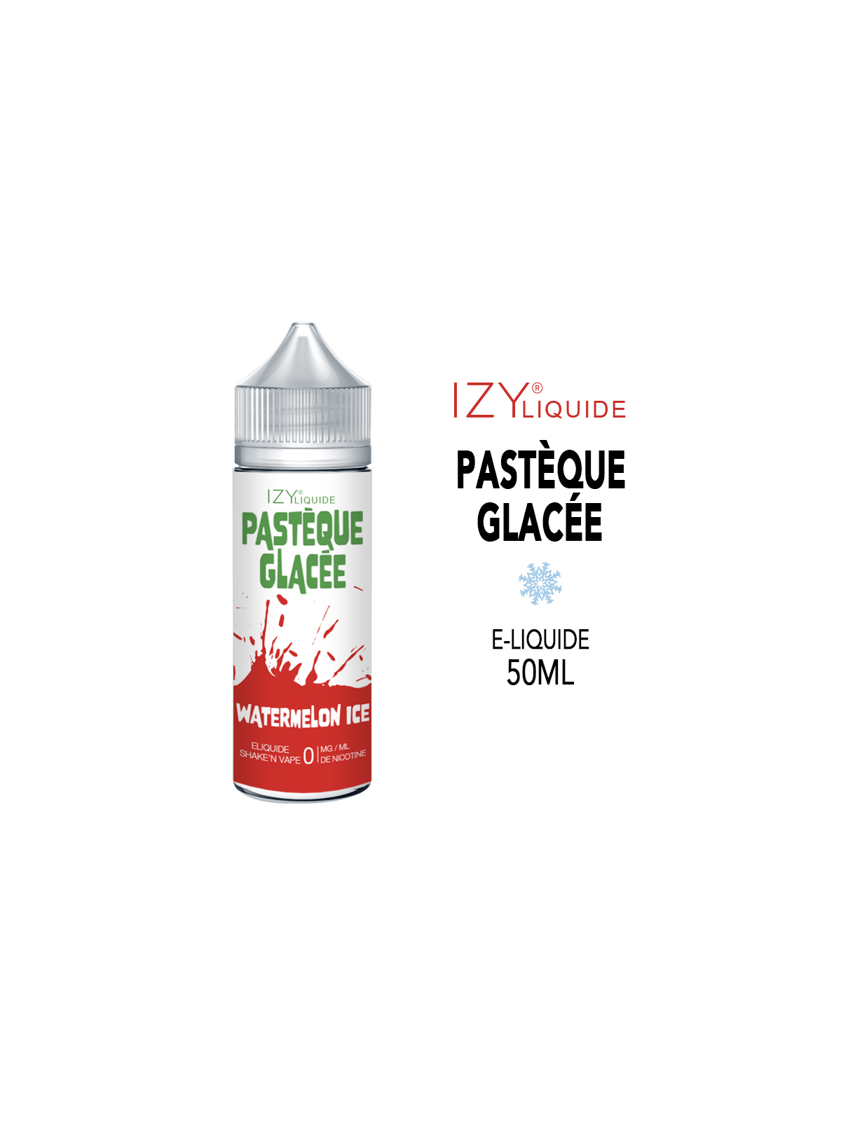 E-liquide PASTÈQUE GLACÉ IZY LIQUIDE 50ml