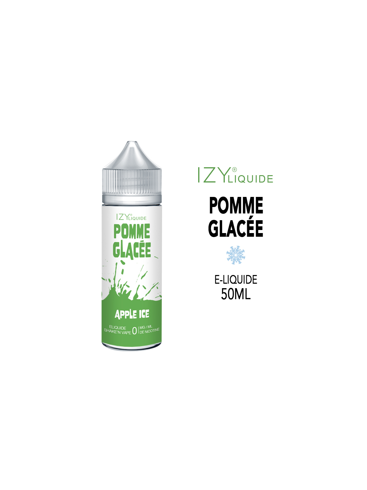 E-liquide POMME GLACÉE IZY LIQUIDE 50ml
