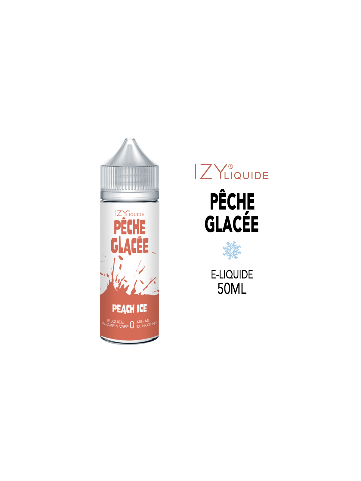 E-liquide PÊCHE GLACÉE IZY LIQUIDE 50ml