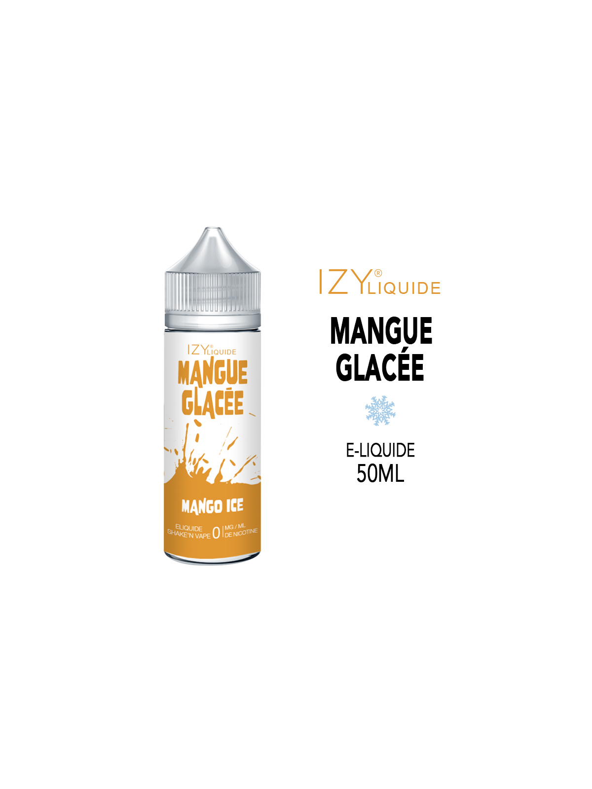 E-liquide MANGUE GLACÉE IZY LIQUIDE 50ml