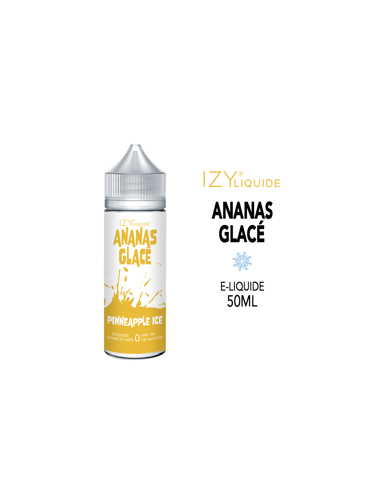 E-liquide ANANAS GLACÉ IZY LIQUIDE 50ml