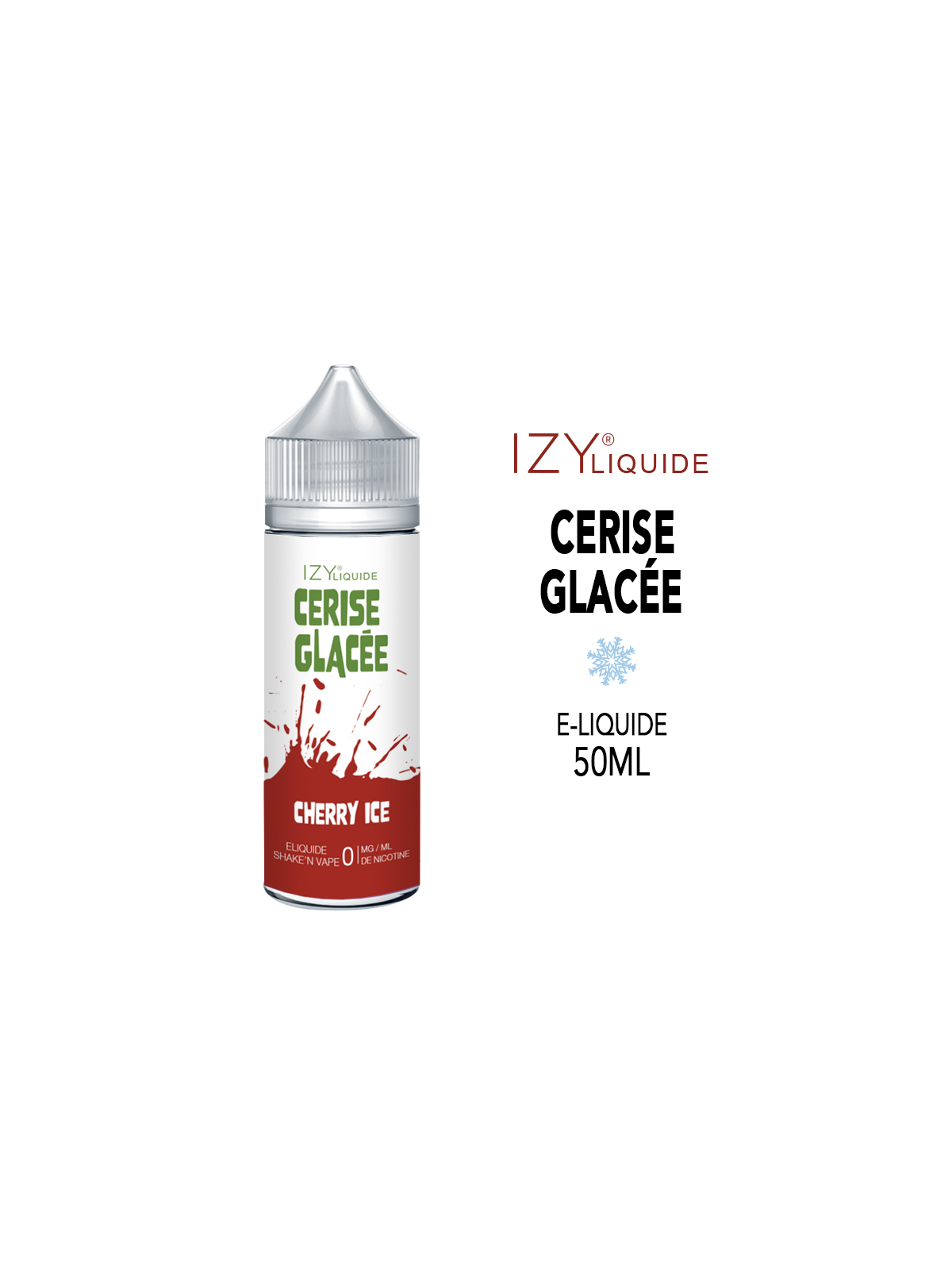 E-LIQUIDE CERISE GLACÉE IZY LIQUIDE 50ml