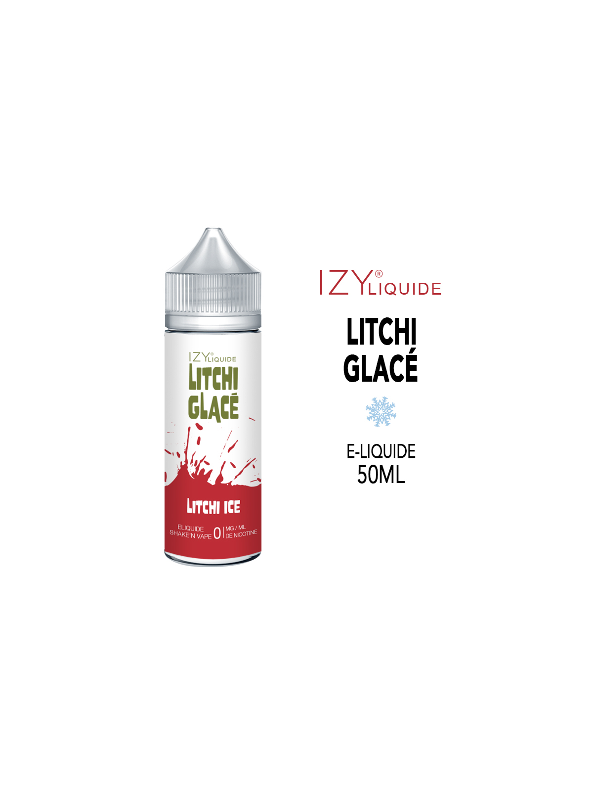 E-LIQUIDE LITCHI GLACÉ IZY LIQUIDE 50ml