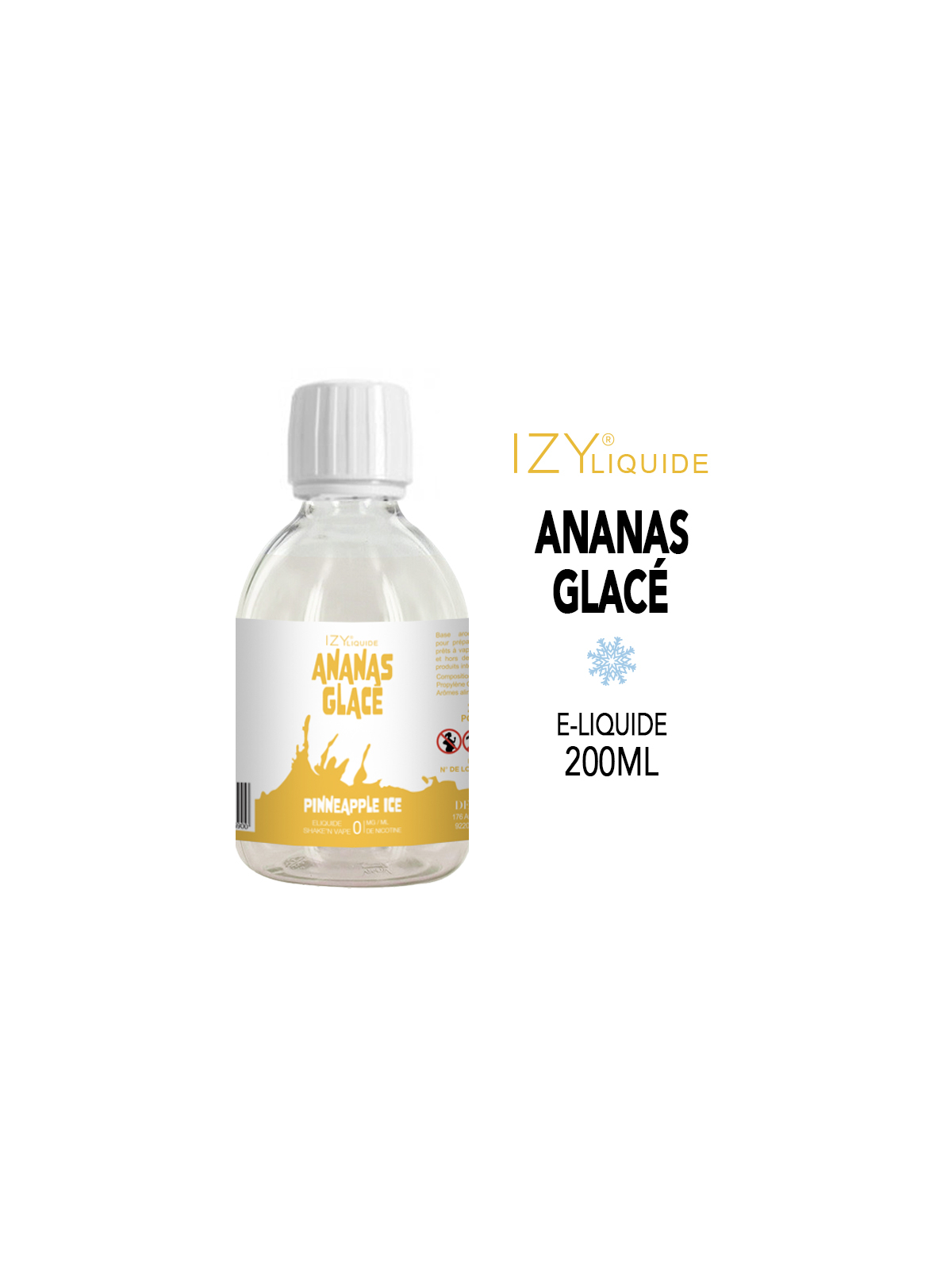 ANANAS GLACÉ 200ml IZY LIQUIDE