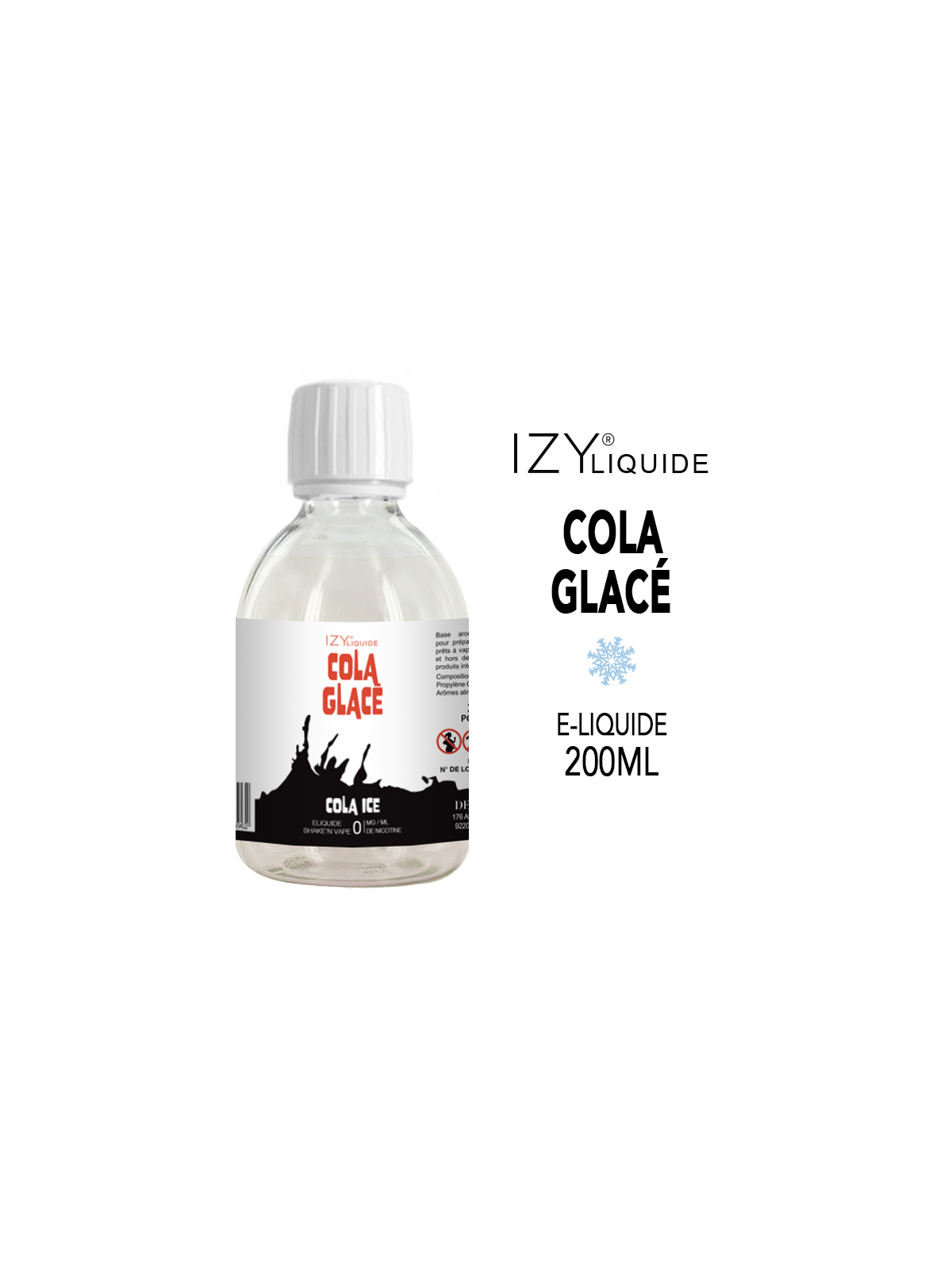 COLA GLACÉ 200ml IZY LIQUIDE
