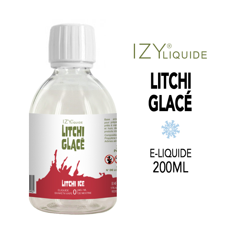 LITCHI GLACÉ 200ml IZY LIQUIDE