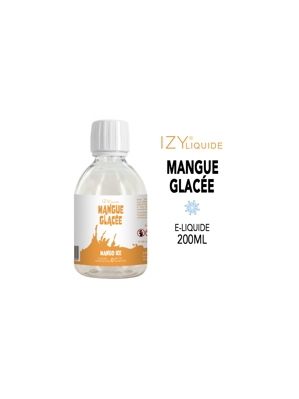 MANGUE GLACÉE 200ml IZY LIQUIDE
