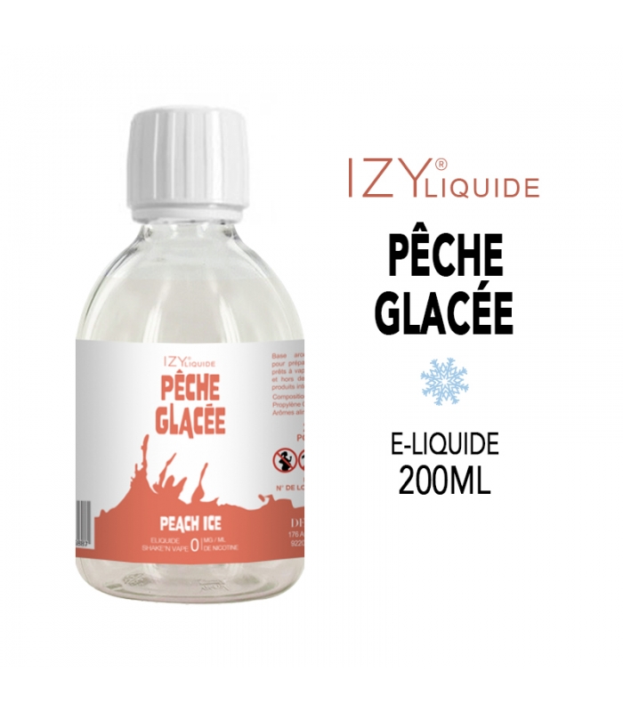 PÊCHE GLACÉE 200ml IZY LIQUIDE